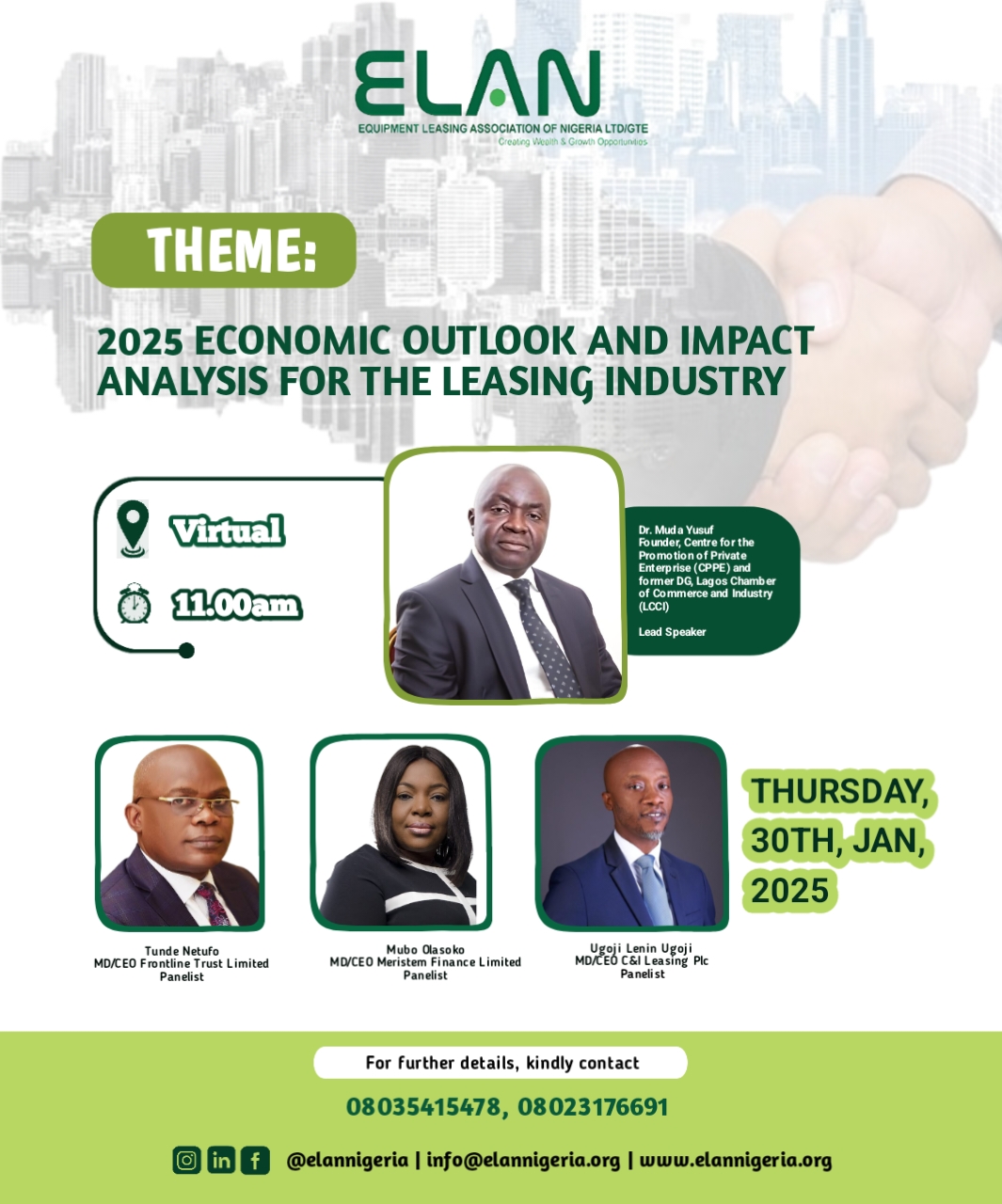 Executive Business Forum – Thursday, 30th January, 2025